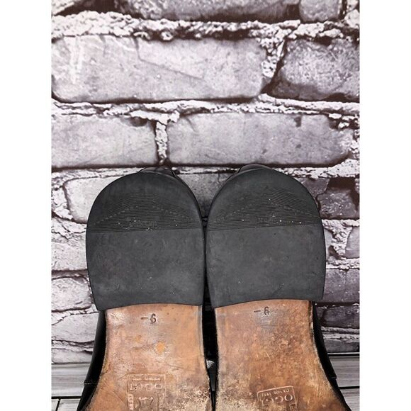 OGGI Black Leather Monk Strap Loafers Dress Shoes Men Sz 9M US/42EU - Picture 16 of 16